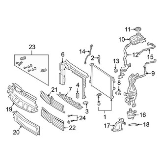 Mercedes-Benz OE - Cooling - Radiator & Components