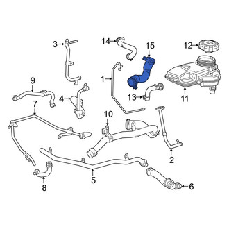 Mercedes-Benz OE - Intercooler Hose