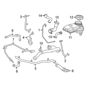 Mercedes-Benz OE - Engine - Turbocharger & Components (Oil & Water Tubes)