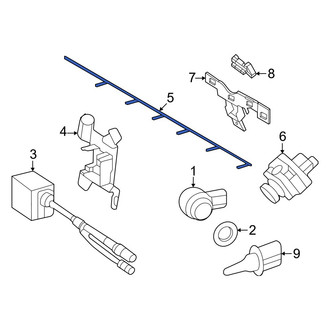 Mercedes-Benz OE - Front Parking Aid System Wiring Harness