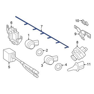 Mercedes-Benz OE - Front Parking Aid System Wiring Harness