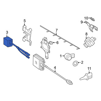 Mercedes-Benz OE - Front Cruise Control Distance Sensor
