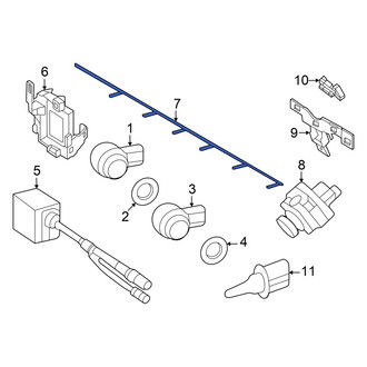Mercedes-Benz OE - Front Parking Aid System Wiring Harness
