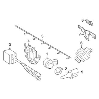 Mercedes-Benz OE - Front Bumper & Grille - Bumper & Components (Electrical Components)