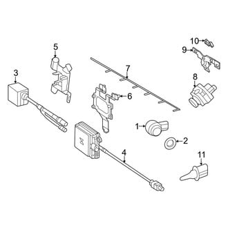 Mercedes-Benz OE - Front Bumper & Grille - Bumper & Components (Electrical Components)