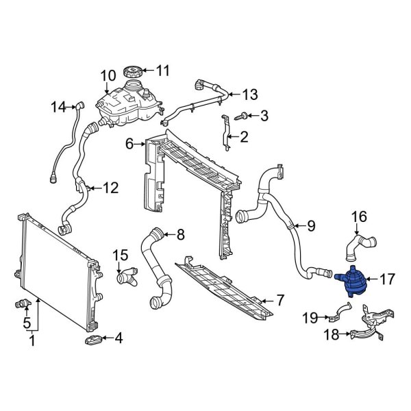 Engine Auxiliary Water Pump