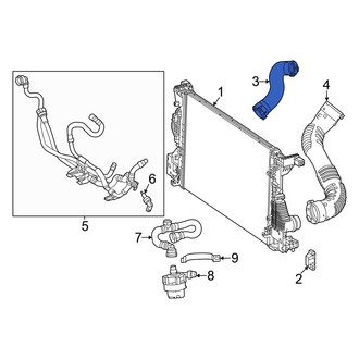 Mercedes-Benz OE - Right Intercooler Pipe