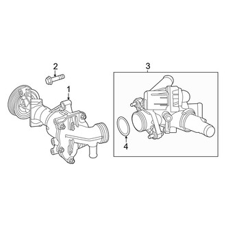 Mercedes-Benz OE - Cooling - Water Pump