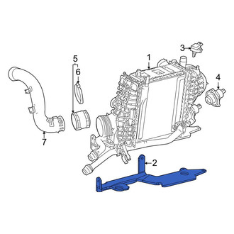 Mercedes-Benz OE - Intercooler Bracket