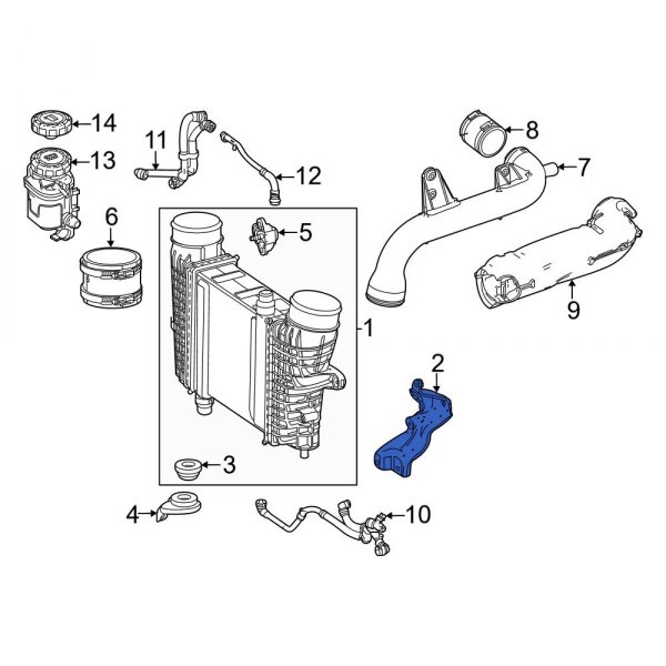 Intercooler Bracket