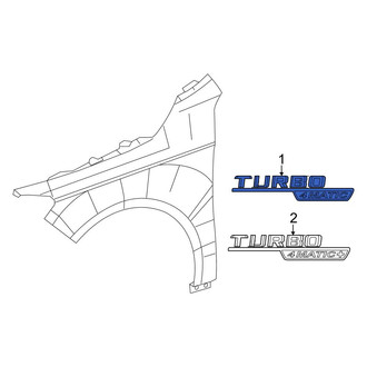 Mercedes-Benz OE - Front Right Fender Emblem