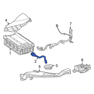 Mercedes-Benz OE - Drive Motor Battery Pack Coolant Hose