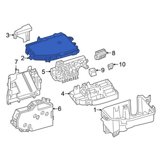 Mercedes-Benz OE - Upper Fuse Box Cover