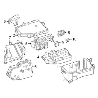 Mercedes-Benz OE - Electrical - Fuse & Relay (Engine Compartment)