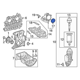 Mercedes-Benz OE - Engine Intake Manifold Seal