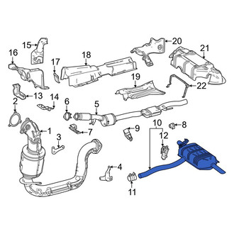 Mercedes-Benz OE - Exhaust Muffler