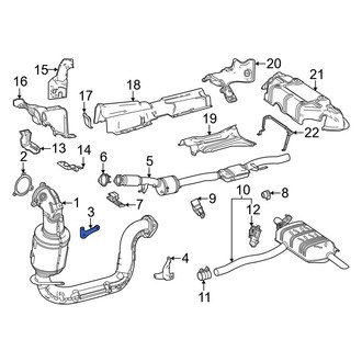 Mercedes-Benz OE - Upper Catalytic Converter Bracket