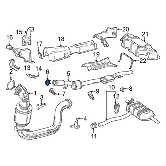 Mercedes-Benz OE - Rear Catalytic Converter Gasket