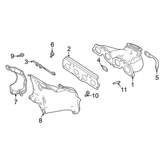 Mercedes-Benz OE - Exhaust System - Exhaust Manifold