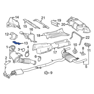 Mercedes-Benz OE - Front Left Lower Floor Pan Heat Shield