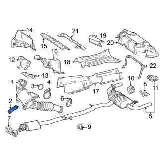 Mercedes-Benz OE - Catalytic Converter Bracket