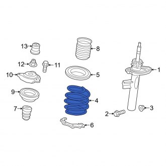 Mercedes GLB Class Coil Springs | Replacement & Performance — CARiD.com