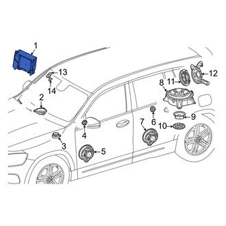 Mercedes-Benz OE - Radio Control Unit