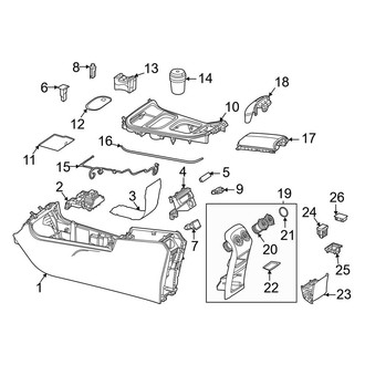 Mercedes-Benz OE - Center Console (Console and Components)