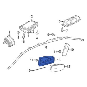 Mercedes-Benz OE - Left Seat Air Bag Bracket