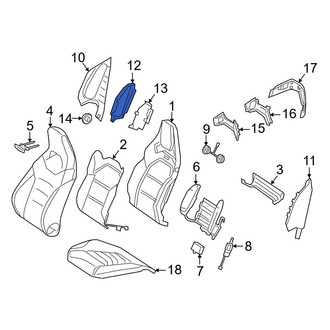 Mercedes-Benz OE - Front Right Air Bag Door