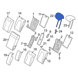 Mercedes-Benz OE - Rear Outer Headrest