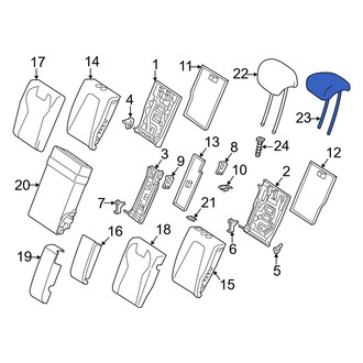 Mercedes-Benz OE - Rear Center Headrest