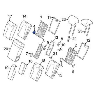 Mercedes-Benz OE - Right Seat Hinge Bracket