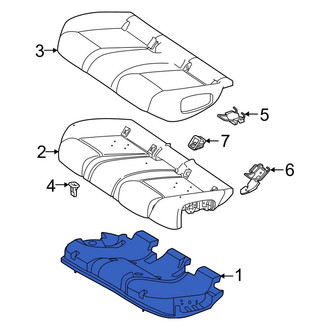 Mercedes-Benz OE - Rear Lower Seat Cushion Foam