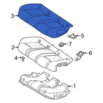 Mercedes-Benz OE - Rear Seat Cover