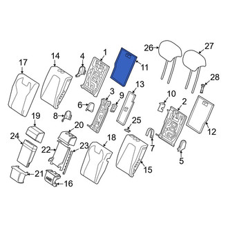 Mercedes-Benz OE - Rear Right Seat Back Panel