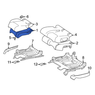 Mercedes-Benz OE - Rear Right Seat Cushion Foam