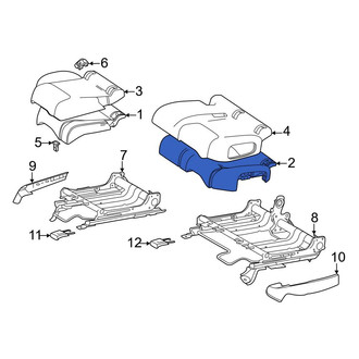 Mercedes-Benz OE - Rear Left Seat Cushion Foam