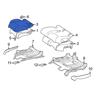 Mercedes-Benz OE - Rear Right Seat Cover