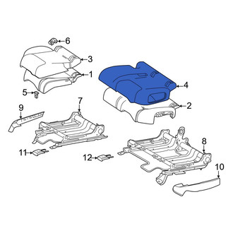 Mercedes-Benz OE - Rear Left Seat Cover