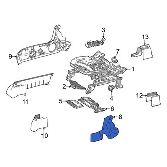 Mercedes-Benz OE - Front Right Inner Seat Trim Panel