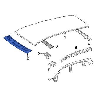 Mercedes-Benz OE - Front Roof Header Panel