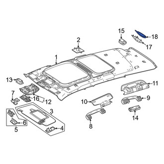 Mercedes-Benz OE - Left Speaker Cover