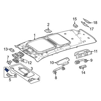 Mercedes-Benz OE - Sun Visor Holder