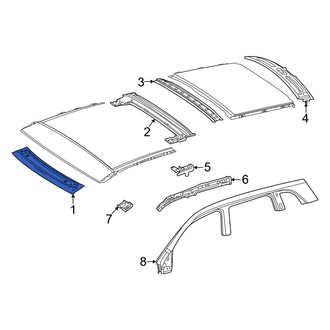 Mercedes-Benz OE - Front Roof Header Panel