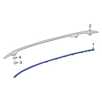 Mercedes-Benz OE - Left Roof Molding