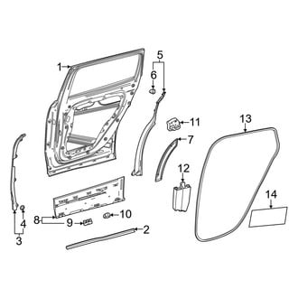 Mercedes-Benz OE - Rear Door - Door & Components