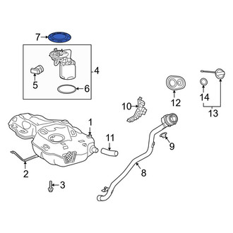 Mercedes-Benz OE - Fuel Tank Lock Ring
