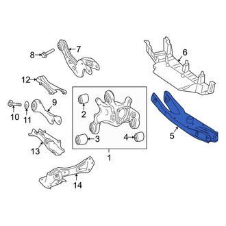 Mercedes-Benz OE - Rear Left Suspension Control Arm