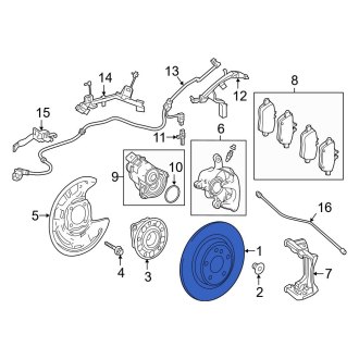 Mercedes GLA Class OEM Brake Parts | Pads, Bleeders, Rotors — CARiD.com